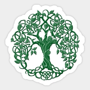 Tree of Life Green Sticker